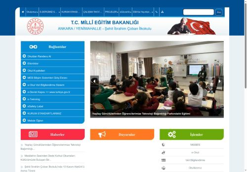 Şehit İbrahim Çoban İlkokulu - ANKARA / YENİMAHALLE