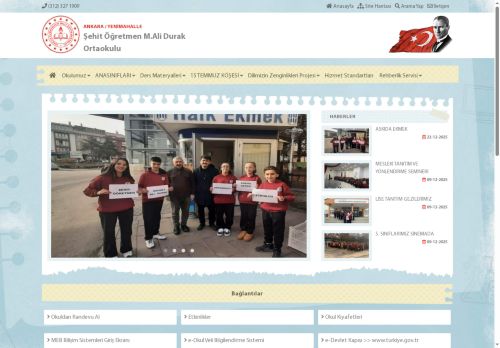 Şehit Öğretmen M.Ali Durak Ortaokulu - ANKARA / YENİMAHALLE