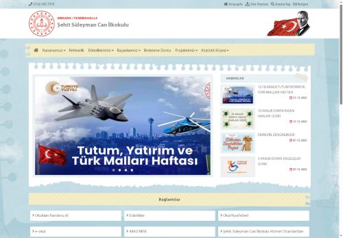 Şehit Süleyman Can İlkokulu - ANKARA / YENİMAHALLE