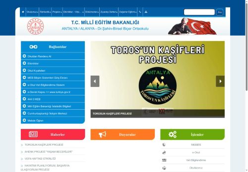 Dr.Şahin-Birsel Biçer Ortaokulu - ANTALYA / ALANYA