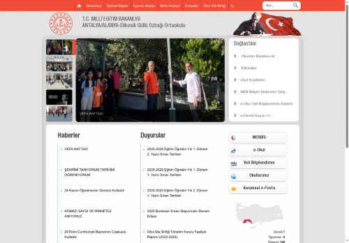 Elikesik Güllü Özbağı Ortaokulu - ANTALYA / ALANYA