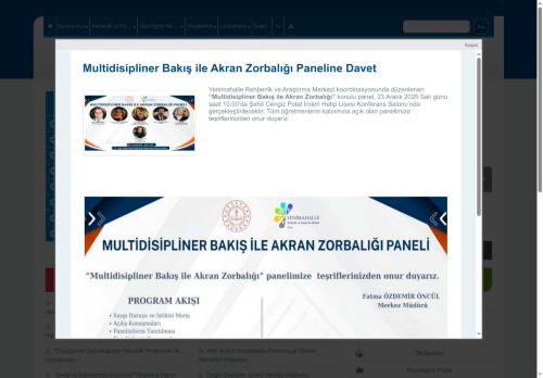 Yenimahalle Rehberlik ve Araştırma Merkezi - ANKARA / YENİMAHALLE