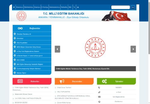 Ziya Gökalp Ortaokulu - ANKARA / YENİMAHALLE