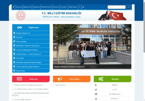 Aksu Anadolu Lisesi - ANTALYA / AKSU
