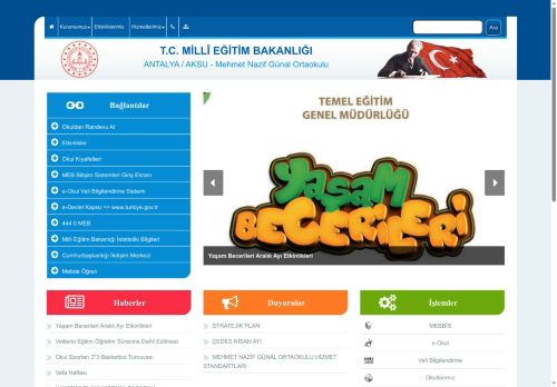 Mehmet Nazif Günal Ortaokulu - ANTALYA / AKSU