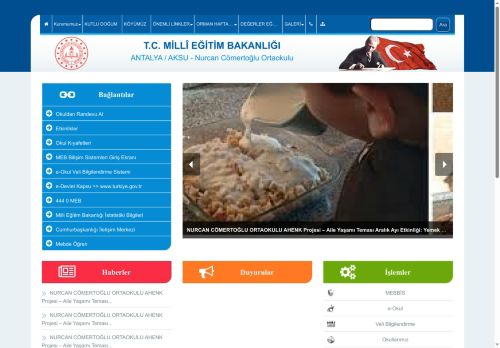 Nurcan Cömertoğlu Ortaokulu - ANTALYA / AKSU