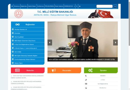 Rabiye-Mehmet Ülger İlkokulu - ANTALYA / AKSU