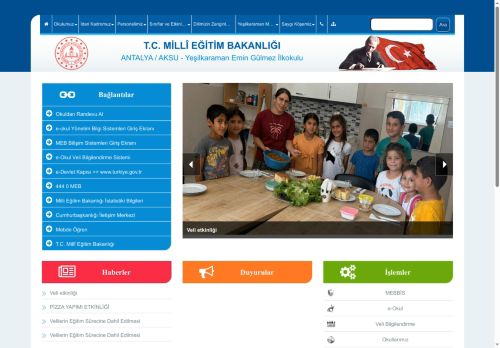 Yeşilkaraman Emin Gülmez İlkokulu - ANTALYA / AKSU