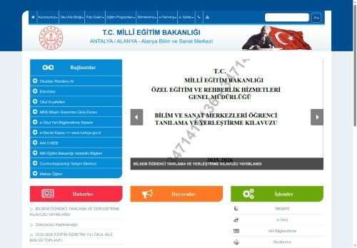 Alanya Bilim ve Sanat Merkezi - ANTALYA / ALANYA