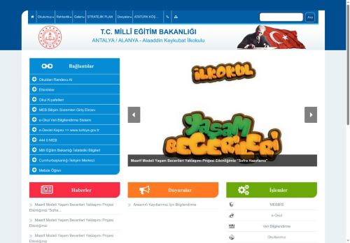 Alaaddin Keykubat İlkokulu - ANTALYA / ALANYA