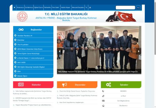 Bağyaka Şehit Turgut Burkay Korkmaz İlkokulu - ANTALYA / FİNİKE