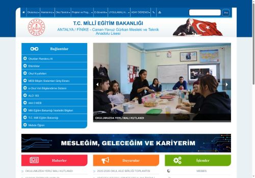 Canan-Yavuz Gürkan Mesleki ve Teknik Anadolu Lisesi - ANTALYA / FİNİKE
