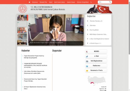 Şehit İsmail Çalkan İlkokulu - ANTALYA / FİNİKE