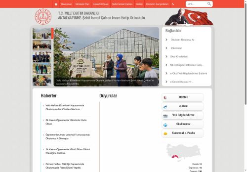 Şehit İsmail Çalkan İmam Hatip Ortaokulu - ANTALYA / FİNİKE