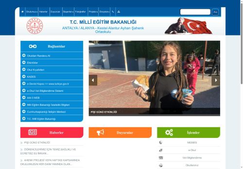 Kestel Alantur Ayhan Şahenk Ortaokulu - ANTALYA / ALANYA