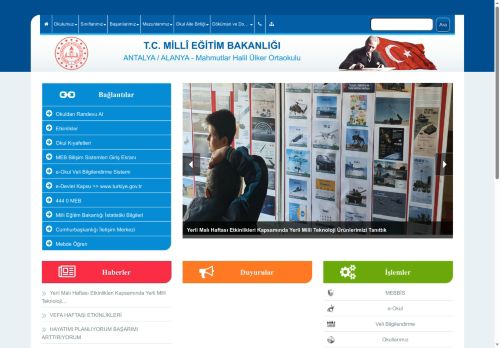 Mahmutlar Halil Ülker Ortaokulu - ANTALYA / ALANYA