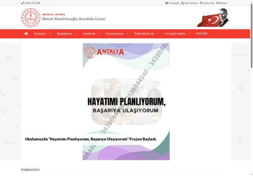 Nimet Alaettinoğlu Anadolu Lisesi - ANTALYA / ALANYA