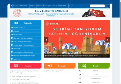 Okurcalar Berat Hayriye Cömertoğlu Ortaokulu - ANTALYA / ALANYA