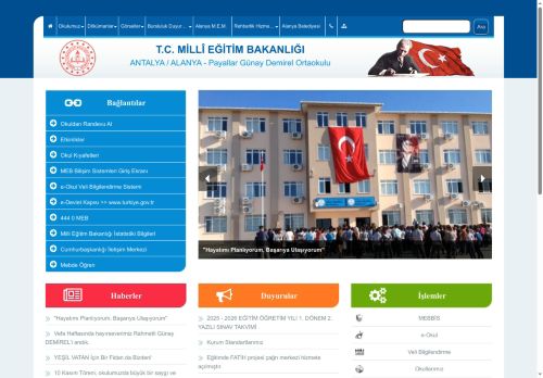 Payallar Günay Demirel Ortaokulu - ANTALYA / ALANYA