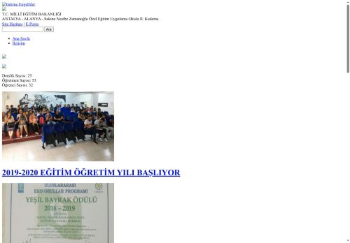 Sakine Nesibe Zamanoğlu Özel Eğitim Uygulama Okulu II. Kademe - ANTALYA / ALANYA