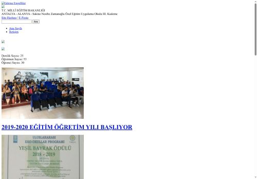 Sakine Nesibe Zamanoğlu Özel Eğitim Uygulama Okulu III. Kademe - ANTALYA / ALANYA