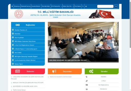 Şehit Abdullah Ümit Sercan Anadolu Lisesi - ANTALYA / ALANYA