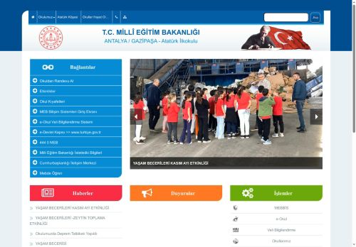 Atatürk İlkokulu - ANTALYA / GAZİPAŞA