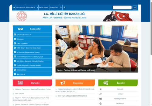 Demre Anadolu Lisesi - ANTALYA / DEMRE