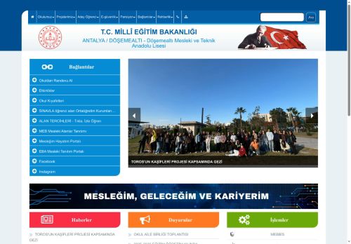 Döşemealtı Mesleki ve Teknik Anadolu Lisesi - ANTALYA / DÖŞEMEALTI