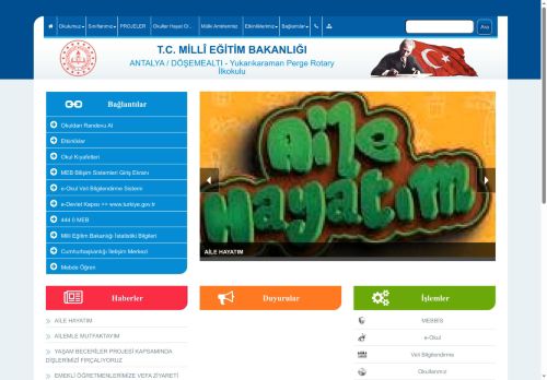 Yukarıkaraman Perge Rotary İlkokulu - ANTALYA / DÖŞEMEALTI