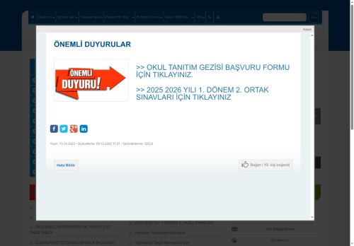 Yusuf Ziya Öner Fen Lisesi - ANTALYA / DÖŞEMEALTI