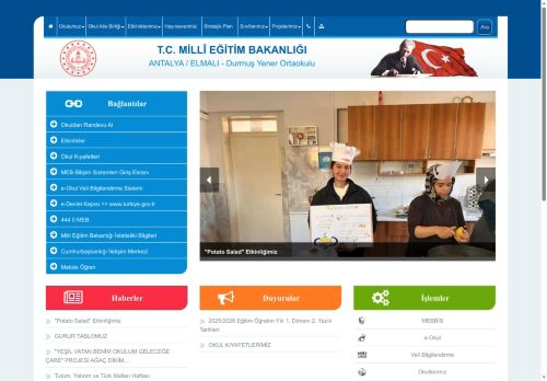 Durmuş Yener Ortaokulu - ANTALYA / ELMALI