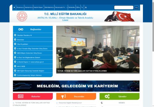 Elmalı Mesleki ve Teknik Anadolu Lisesi - ANTALYA / ELMALI