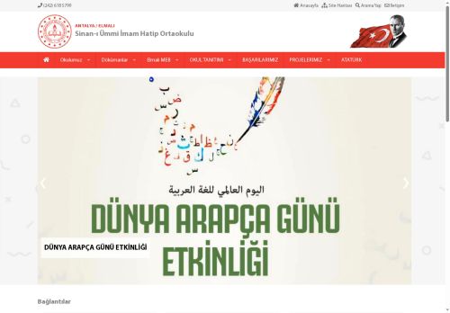 Sinan-ı Ümmi İmam Hatip Ortaokulu - ANTALYA / ELMALI