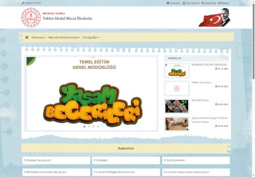 Tekke Abdal Musa İlkokulu - ANTALYA / ELMALI