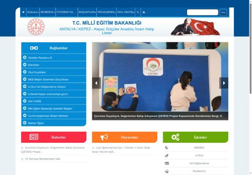 Kepez Sütçüler Anadolu İmam Hatip Lisesi - ANTALYA / KEPEZ