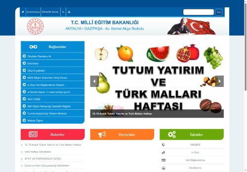 Av. Kemal Akça İlkokulu - ANTALYA / GAZİPAŞA