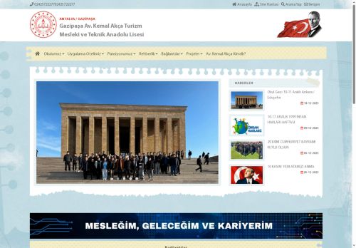 Gazipaşa Av. Kemal Akça Turizm Mesleki ve Teknik Anadolu Lisesi - ANTALYA / GAZİPAŞA