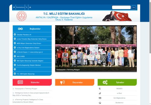 Gazipaşa Özel Eğitim Uygulama Okulu II. Kademe - ANTALYA / GAZİPAŞA