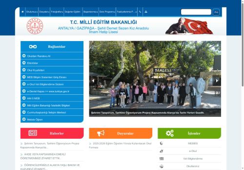 Şehit Demet Sezen Kız Anadolu İmam Hatip Lisesi - ANTALYA / GAZİPAŞA