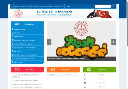 Muzkent İlkokulu - ANTALYA / GAZİPAŞA