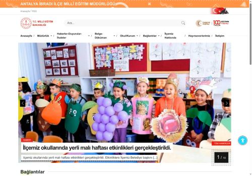 İBRADI İLÇE MİLLÎ EĞİTİM MÜDÜRLÜĞÜ - MEB ANTALYA