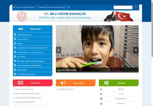Kasaba Şehit Yusuf Polat İlkokulu - ANTALYA / KAŞ