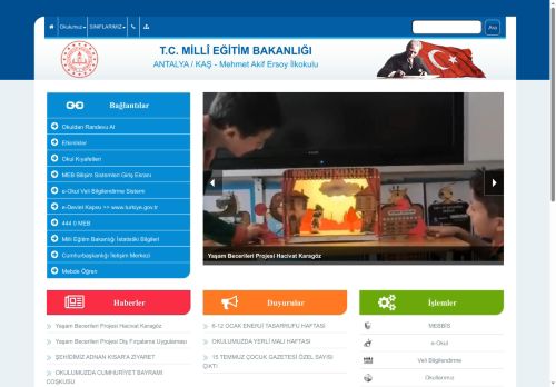 Mehmet Akif Ersoy İlkokulu - ANTALYA / KAŞ