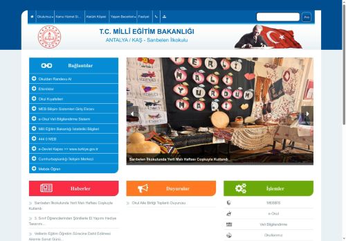 Sarıbelen İlkokulu - ANTALYA / KAŞ