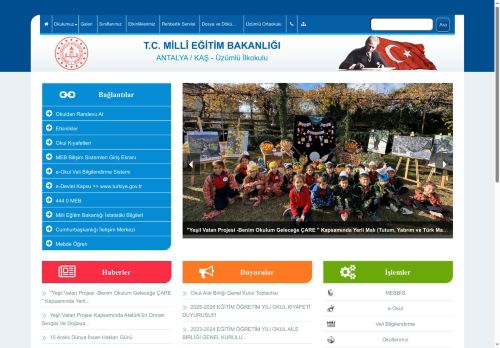 Üzümlü İlkokulu - ANTALYA / KAŞ