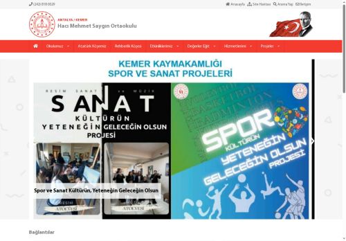 Hacı Mehmet Saygın Ortaokulu - ANTALYA / KEMER