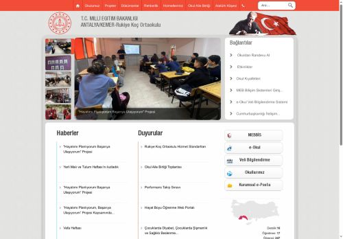 Rukiye Koç Ortaokulu - ANTALYA / KEMER