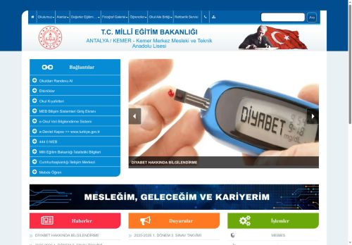 Kemer Merkez Mesleki ve Teknik Anadolu Lisesi - ANTALYA / KEMER