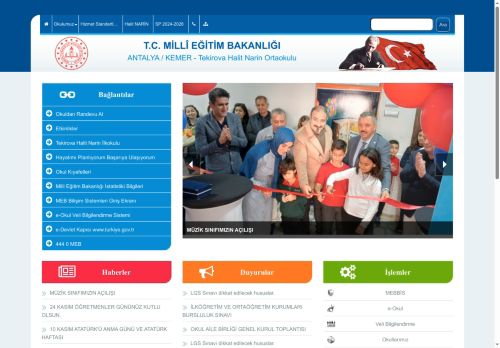 Tekirova Halit Narin Ortaokulu - ANTALYA / KEMER